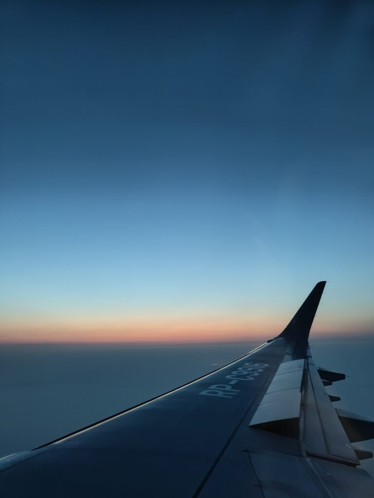 Photo from plane window taken by Park Yejun